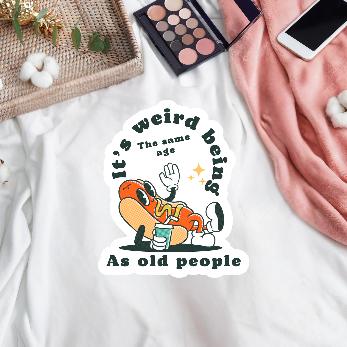 It's weird being the same age as old people