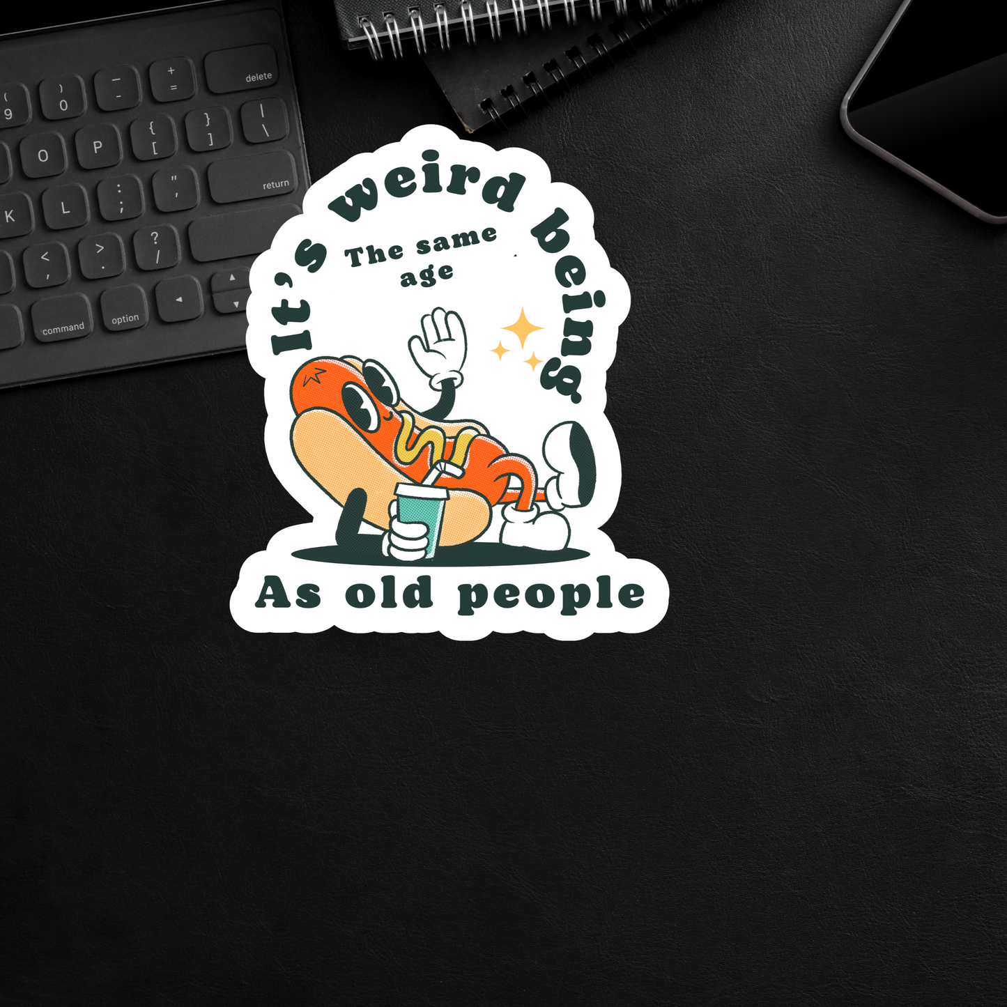 It's weird being the same age as old people