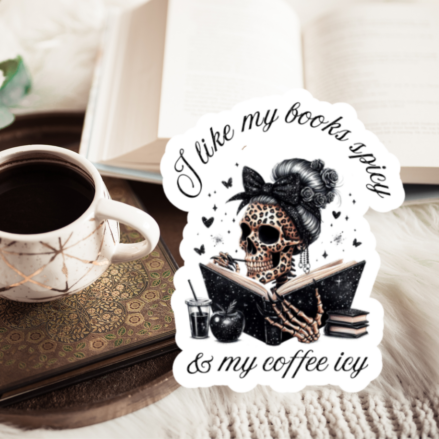 I like my books spicy and my coffee icy