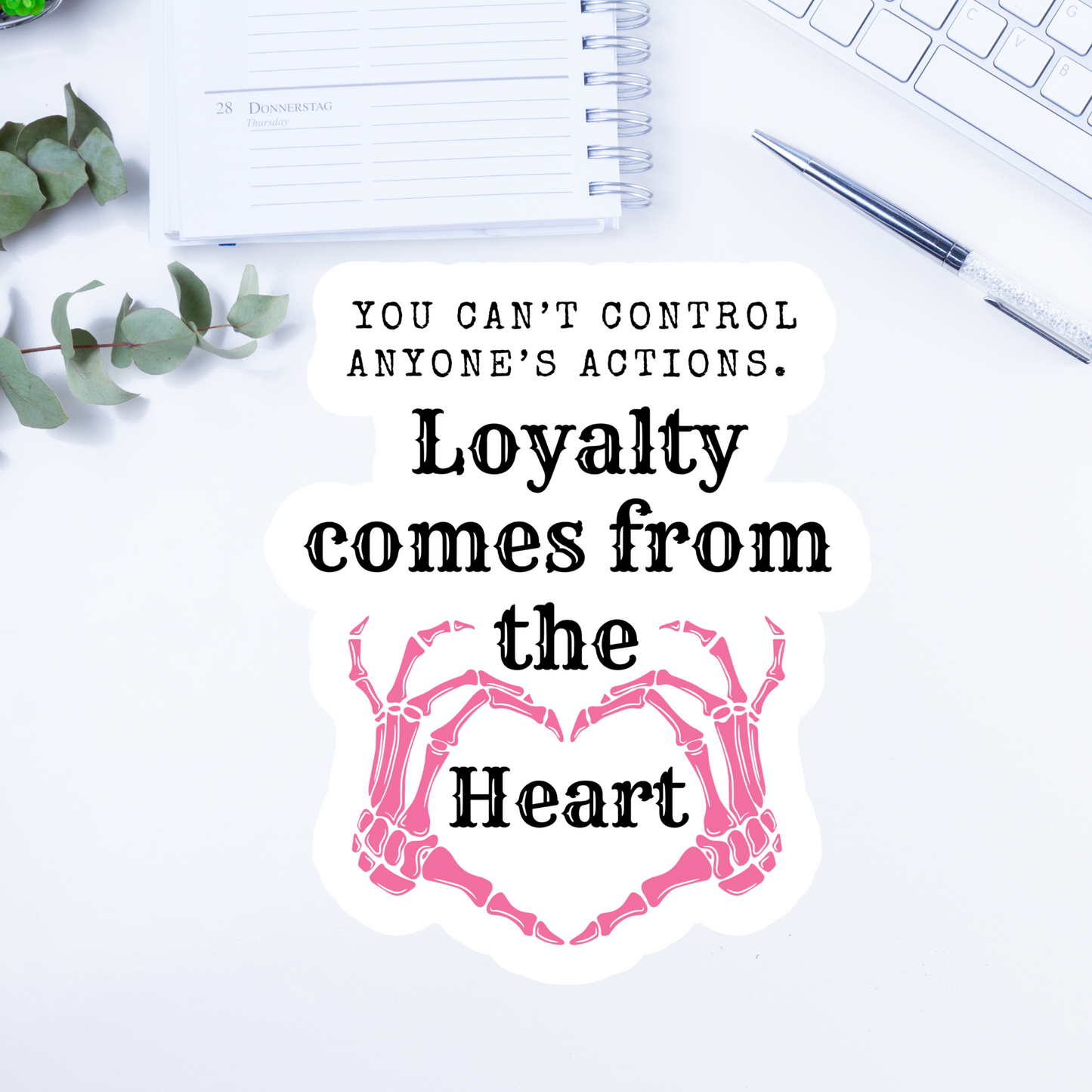 You can't control anyone's actions. Loyalty comes from the heart