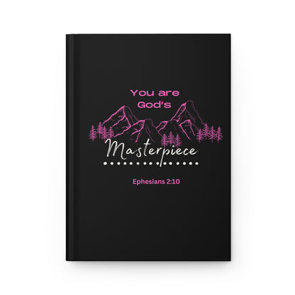 Hardcover Journal — "You Are God's Masterpiece" Christian Inspirational Notebook (Ephesians 2:10)