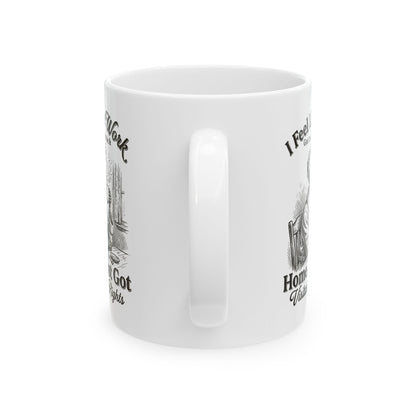 Coffee Mug - "I Feel Like a Hot Mess, I Got This" Humorous Ceramic Mug (11oz/15oz)