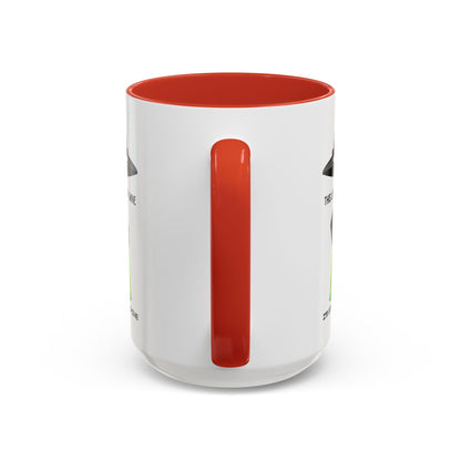 Alien UFO Coffee Mug — "This Little Light of Mine" Cute Green Alien Accent Mug (11/15oz)