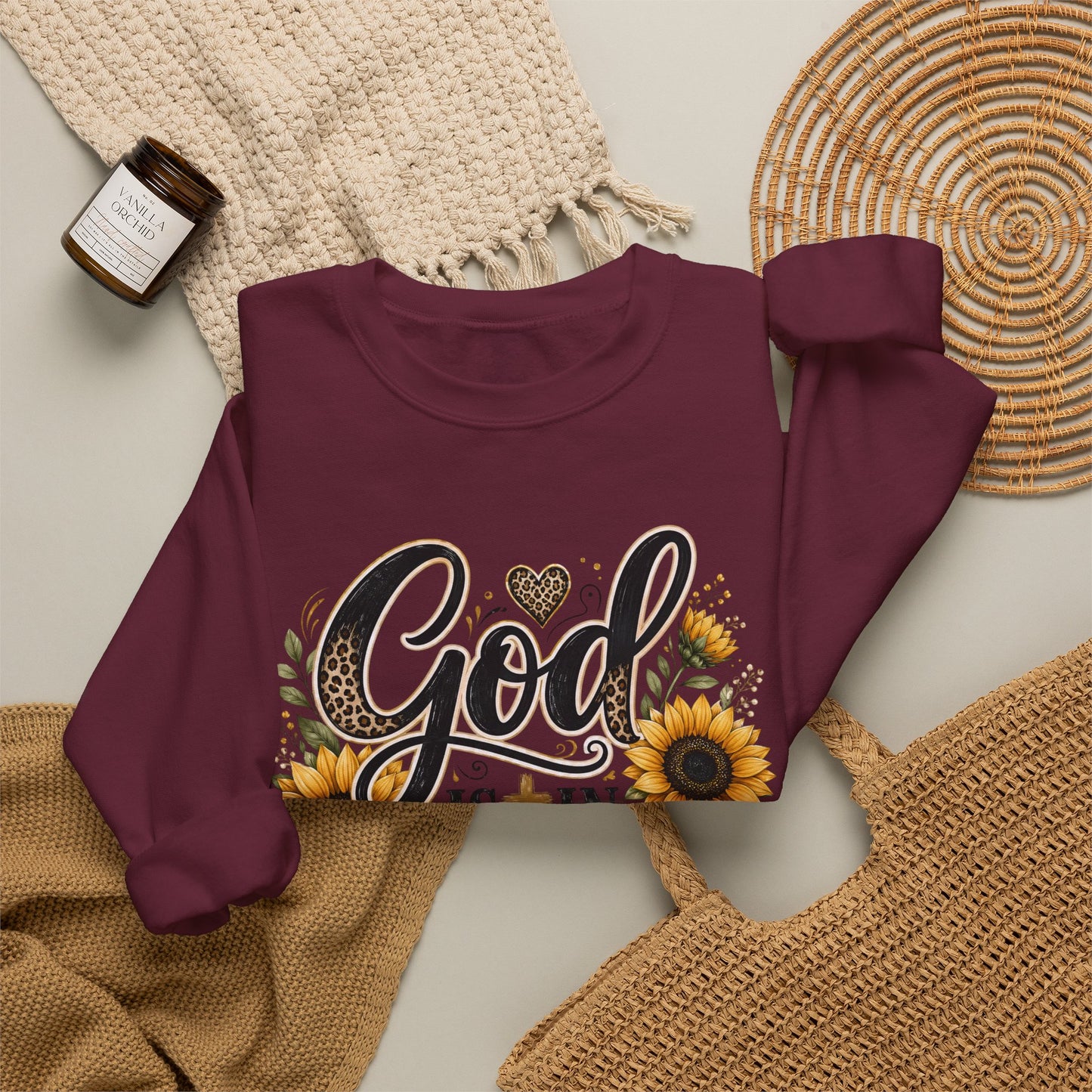 God is in control sweatshirt