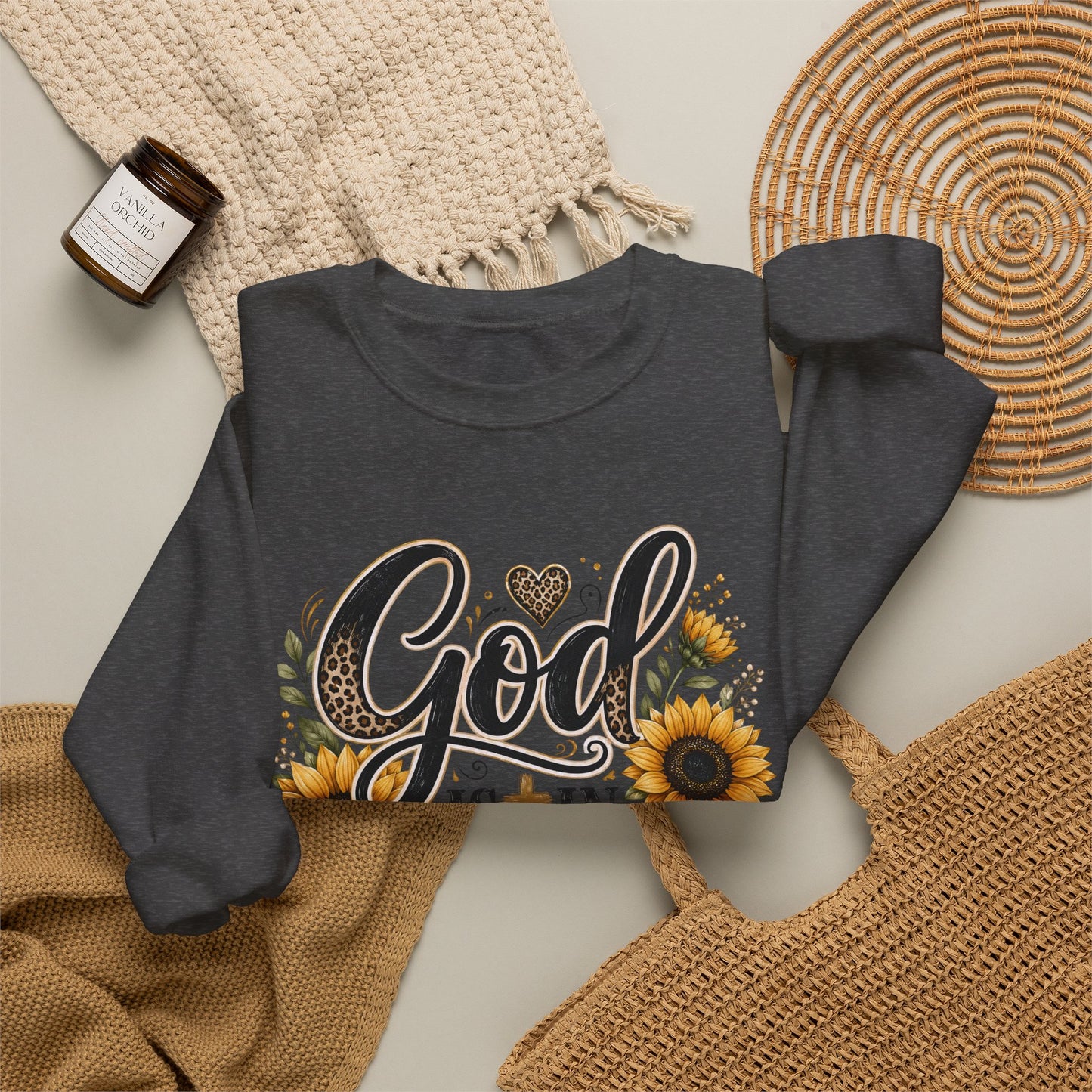 God is in control sweatshirt