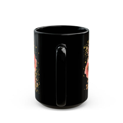 Pink Floral Coffee Mug