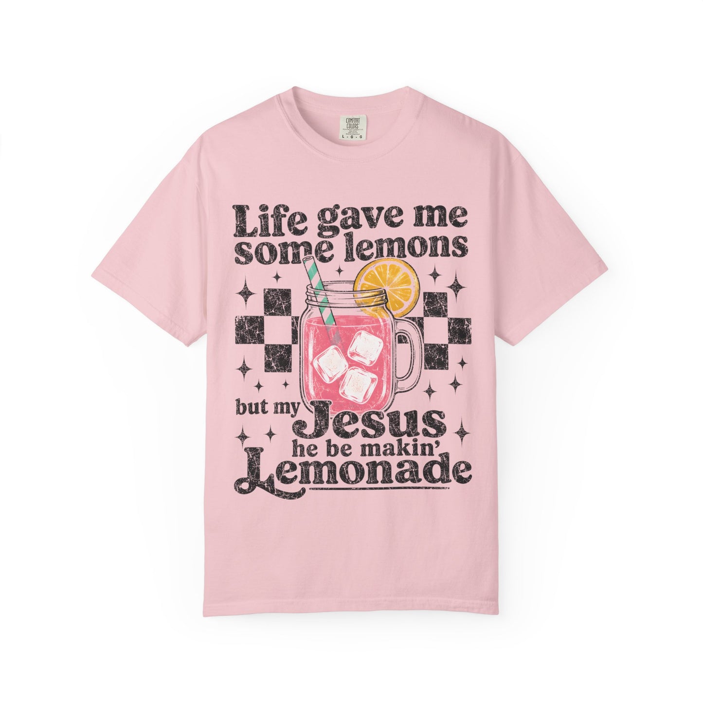 Christian Lemonade Graphic Tee — "Life Gave Me Some Lemons" Faith T-Shirt