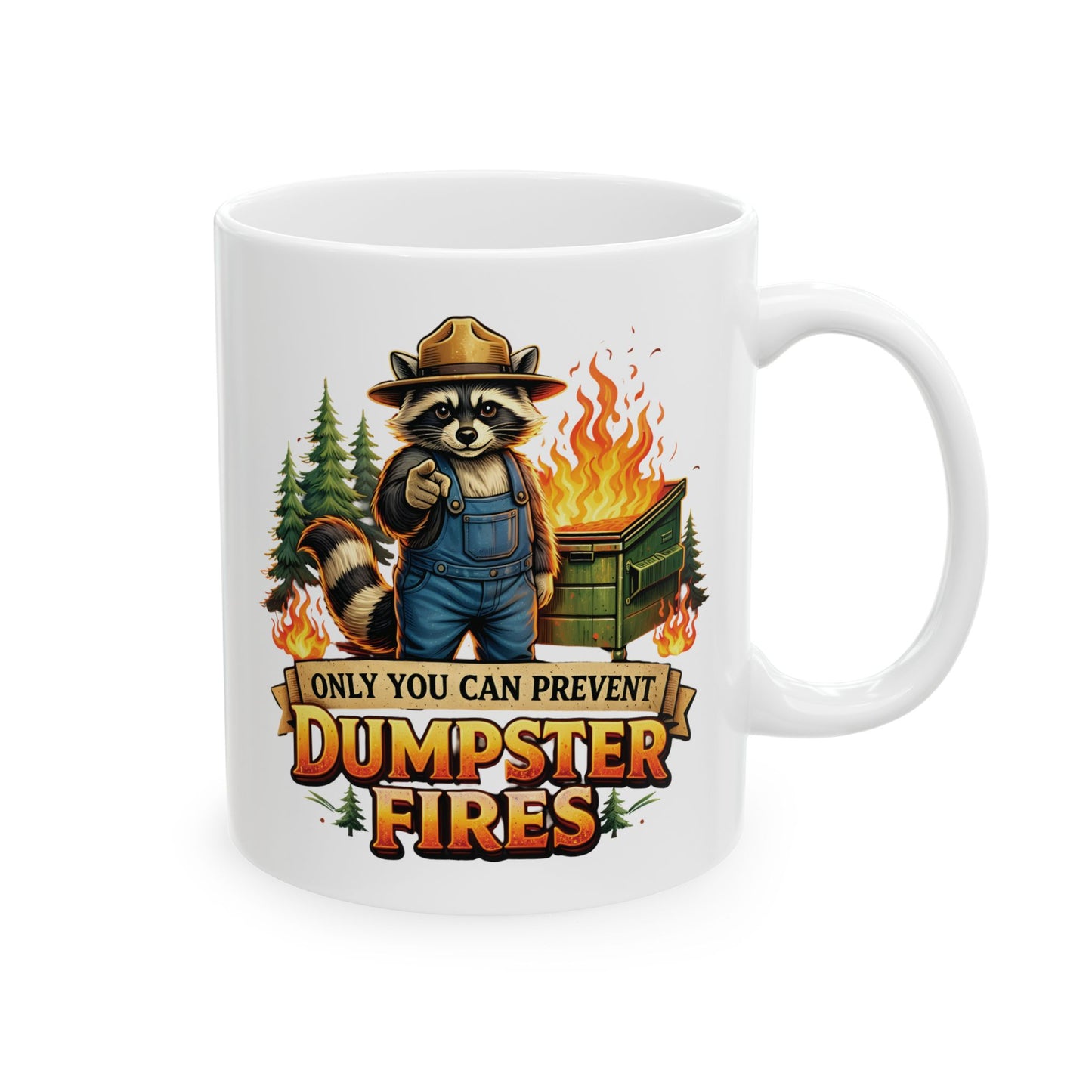 Camping Dad Mug — 'Loyalty Over Danger' Outdoor Camping Coffee Cup (11oz, 15oz)