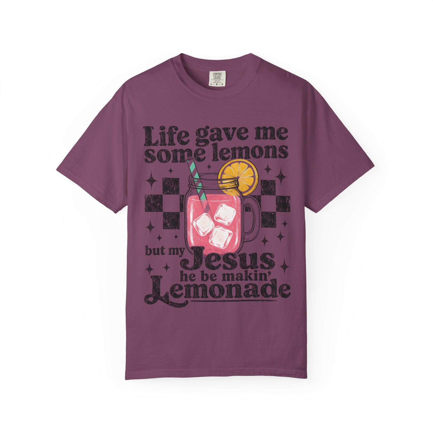 Christian Lemonade Graphic Tee — "Life Gave Me Some Lemons" Faith T-Shirt
