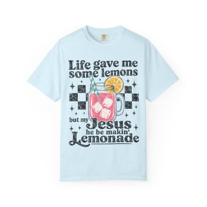 Christian Lemonade Graphic Tee — "Life Gave Me Some Lemons" Faith T-Shirt