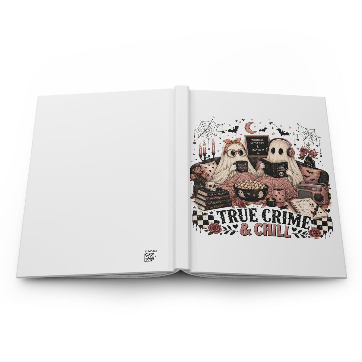 True Crime & Chill Hardcover Journal