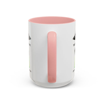 Alien UFO Coffee Mug — "This Little Light of Mine" Cute Green Alien Accent Mug (11/15oz)