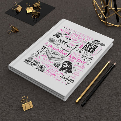 Faith Words Hardcover Journal — Christian Inspirational Scripture & Prayer Notebook