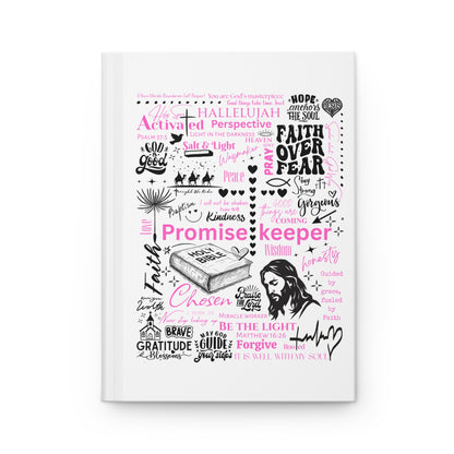 Faith Words Hardcover Journal — Christian Inspirational Scripture & Prayer Notebook
