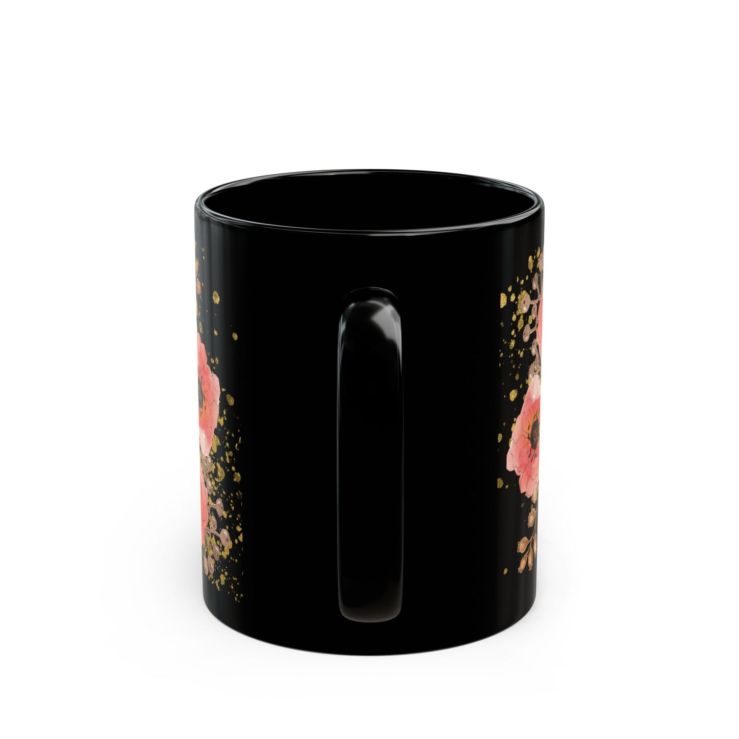 Pink Floral Coffee Mug