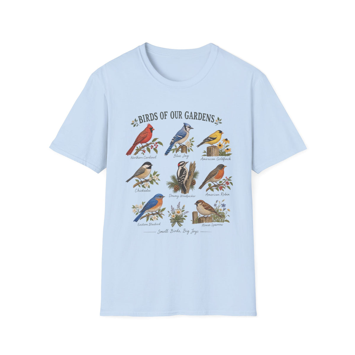 Birds of Our Gardens Birdwatching T-Shirt