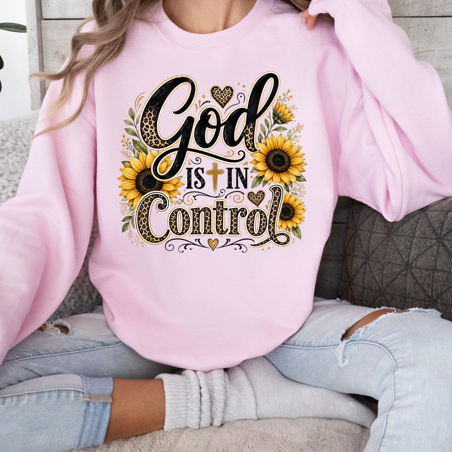 God is in control sweatshirt