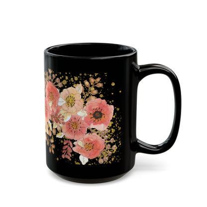 Pink Floral Coffee Mug