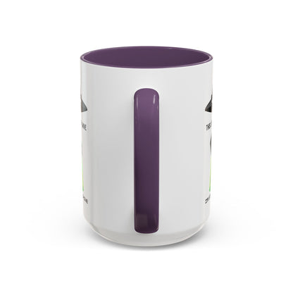 Alien UFO Coffee Mug — "This Little Light of Mine" Cute Green Alien Accent Mug (11/15oz)