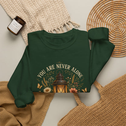 You are never alone sweatshirt