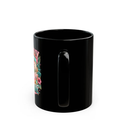 Mentally Somewhere Expensive Black Mug 11oz