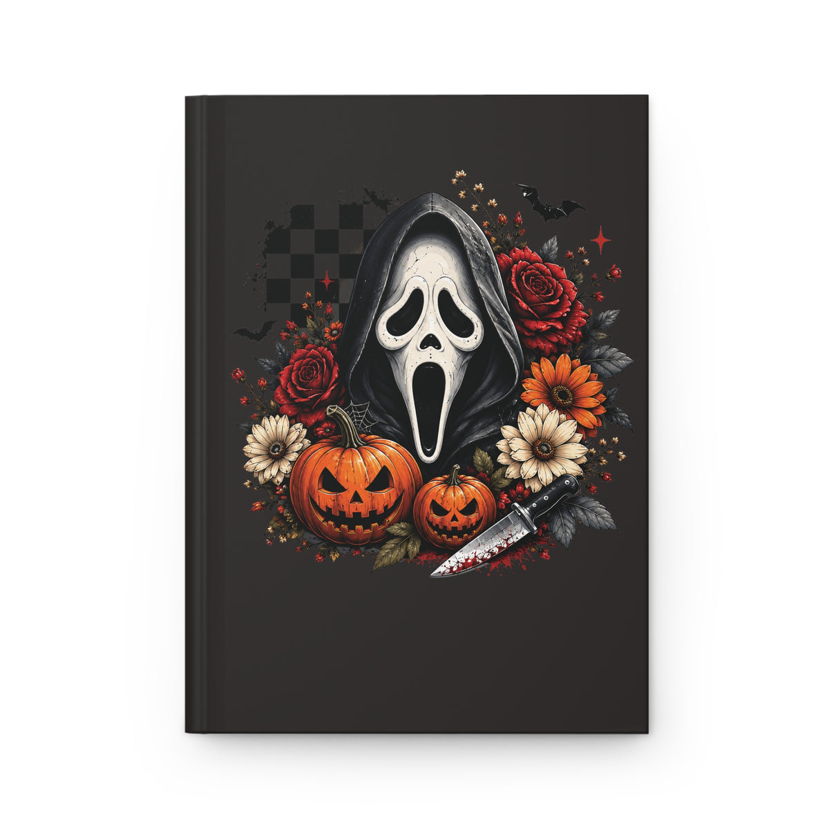 Scream Mask Halloween Hardcover Journal
