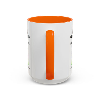 Alien UFO Coffee Mug — "This Little Light of Mine" Cute Green Alien Accent Mug (11/15oz)