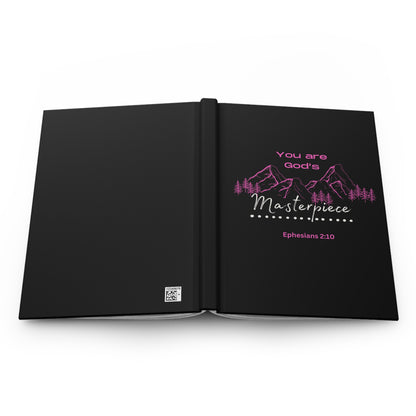 Hardcover Journal — "You Are God's Masterpiece" Christian Inspirational Notebook (Ephesians 2:10)