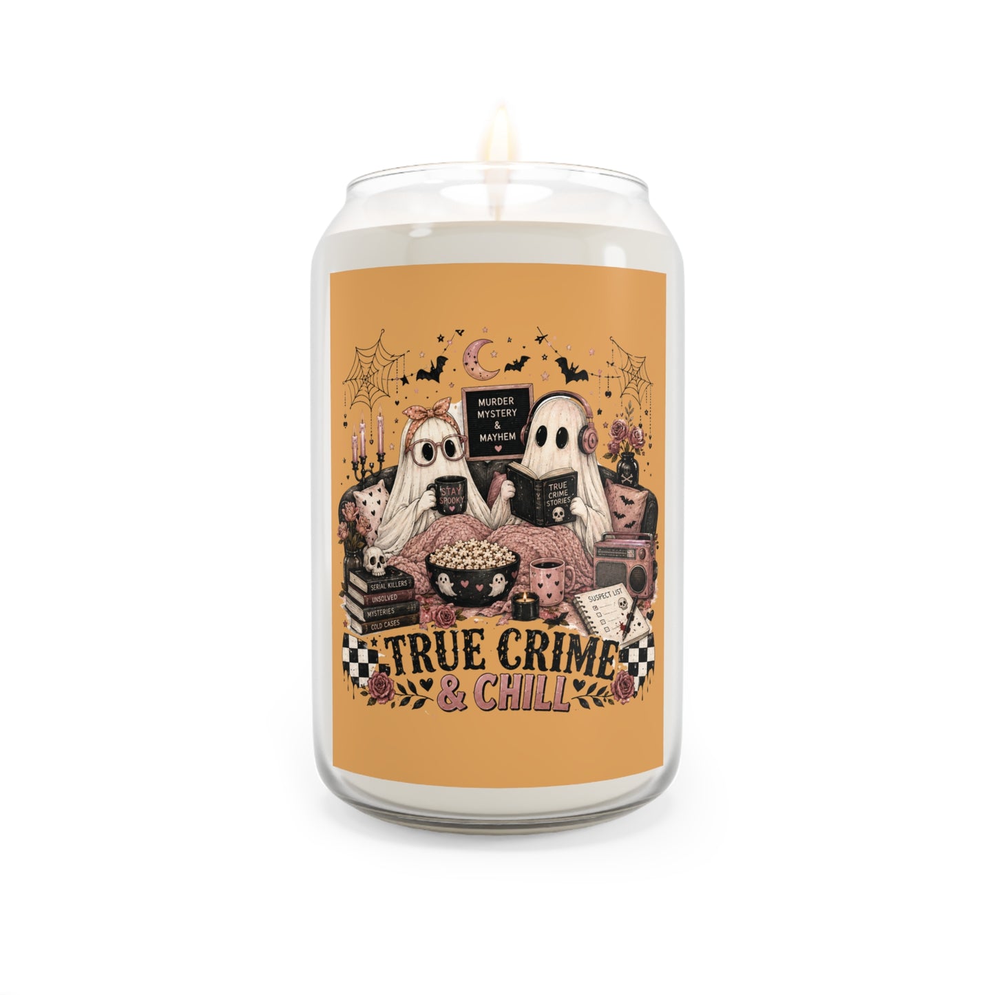 True Crime & Chill Scented Soy Candle — 13.75oz