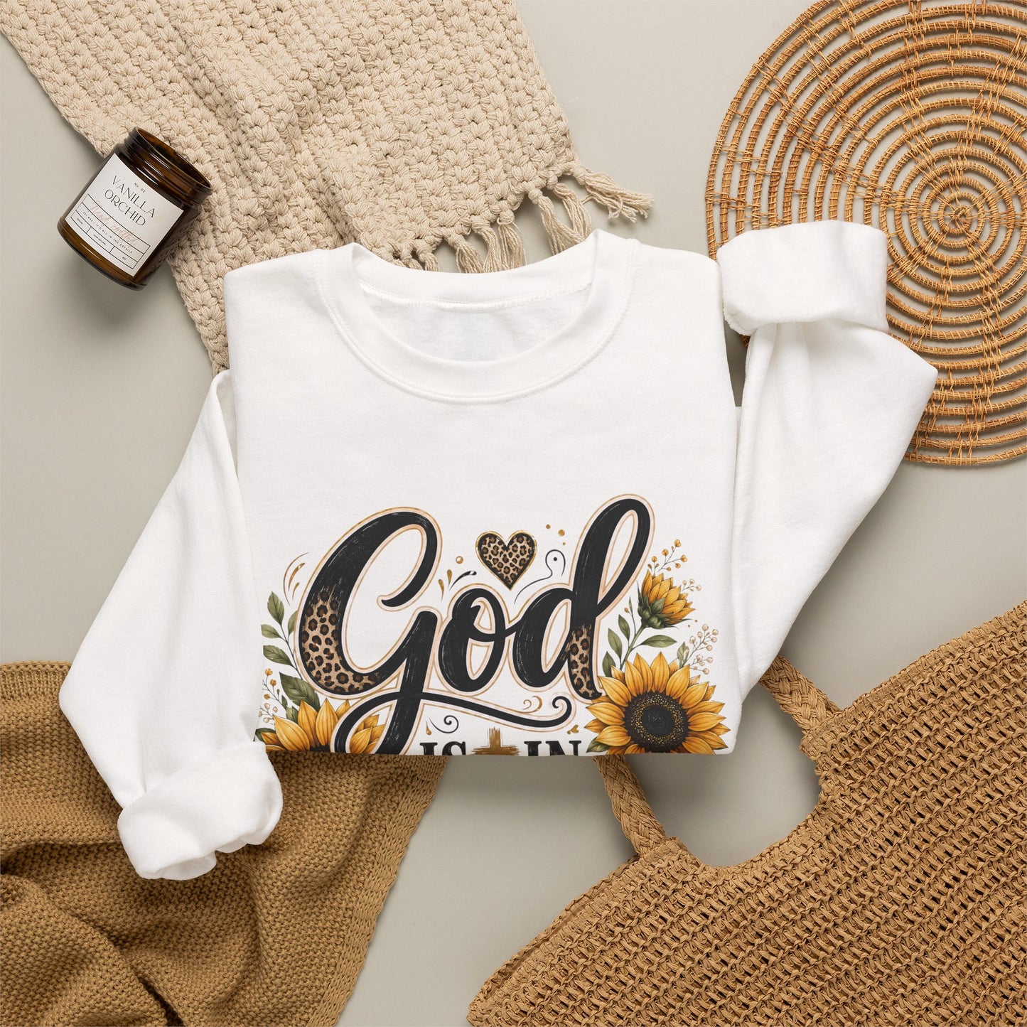 God is in control sweatshirt