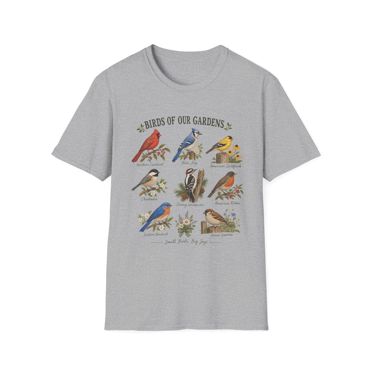 Birds of Our Gardens Birdwatching T-Shirt