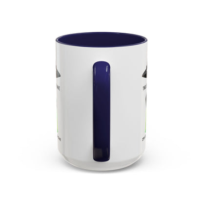 Alien UFO Coffee Mug — "This Little Light of Mine" Cute Green Alien Accent Mug (11/15oz)