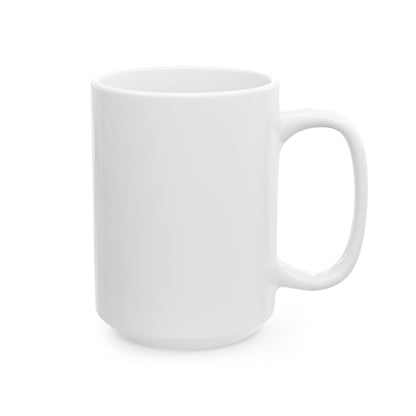 Mushroom Forest Ceramic Mug – "The Horrors persist But so do I" Nature Coffee Cup (11oz, 15oz)