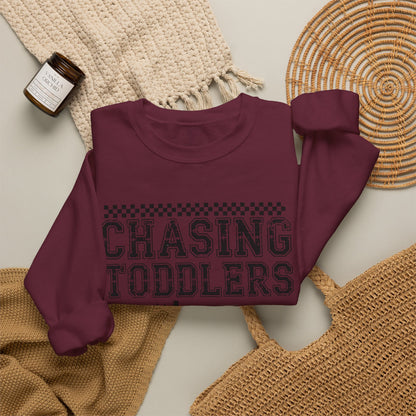 Chasing toddlers and Jesus Sweatshirt