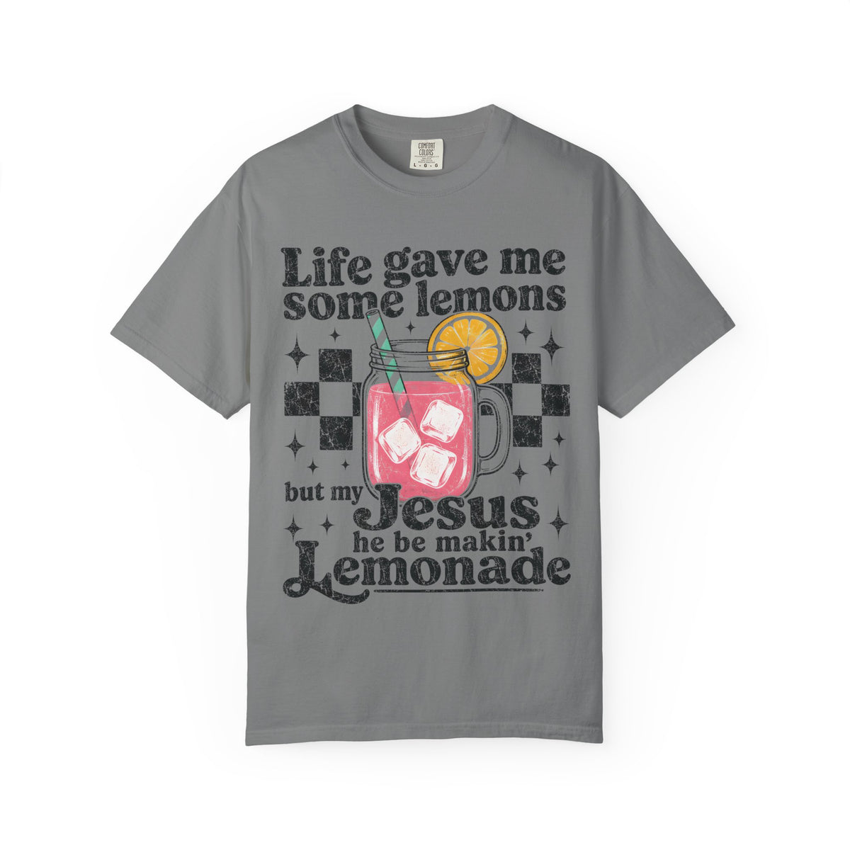 Christian Lemonade Graphic Tee — "Life Gave Me Some Lemons" Faith T-Shirt