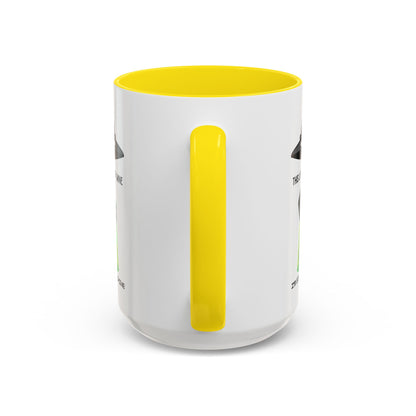 Alien UFO Coffee Mug — "This Little Light of Mine" Cute Green Alien Accent Mug (11/15oz)