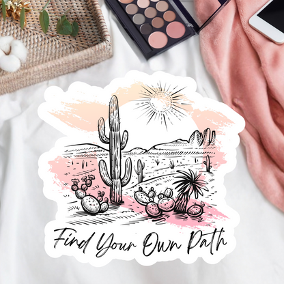 Find your own path- desert